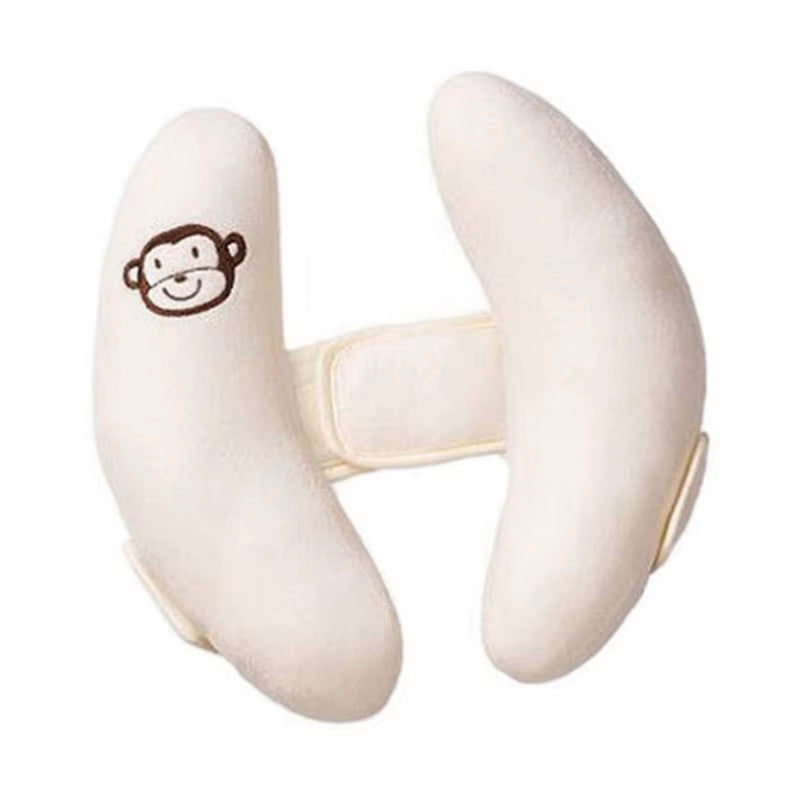 Infant Stroller Neck Pillow Banana Car Seat Head Protector Pillow, Baby Stroller Sleeping Neck Support Pillow, Cartoon Flower